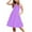 E342-Purple, variant on hengsof Girls Layered Sleeveless Dress, Stylish Button Pocket Casual Crew Neck Tank Top, Ages 2 to 12, Cute Printed Dress for Kids