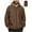 B#Brown, variant on DPTALR Men's Solid Color Waterproof Outdoor Hooded Jacket with Zipper Pockets,Long Sleeved for Climbing,Running,Dark Gray,Big and Tall Men L