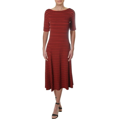 Lauren Ralph Lauren Womens Munzie Striped Casual Shirtdress