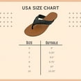 thumbnail image 5 of LAVRA Women's Braided Flip Flop Faux Leather Sandals Fashion T Strap Shoes, 5 of 5