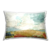 Stupell Industries Weathered Landscape Abstraction Decorative Printed Throw Pillow Design by Suzanne Nicoll