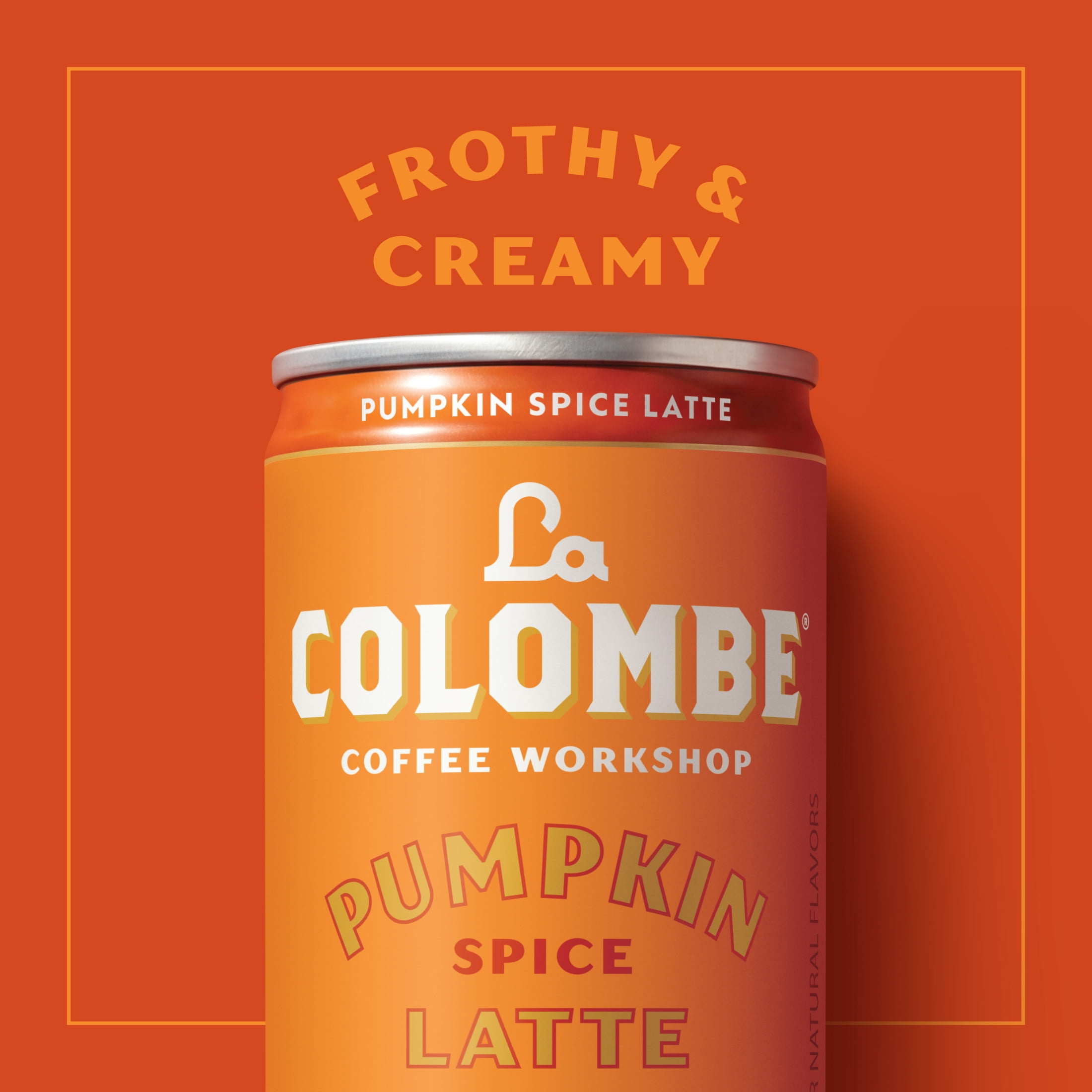 (4 pack) La Colombe Pumpkin Spice Latte Cold Brew Coffee, 11 fl oz Can