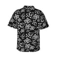 thumbnail image 3 of Balery Snake Print Men's Hawaiian Shirts Short Sleeve Beach Shirt Relaxed Fit Vacation Button Down Shirts-X-Large, 3 of 9