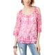 thumbnail image 1 of Blusa I-N-C con Hombros descubiertos adornada para mujer rosa grande, 1 of 1