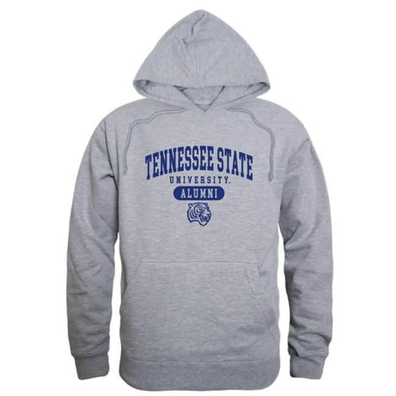 W Republic 561-390-HGY-01 Men Tennessee State University Tigers Alumni Hoodie, Heather Grey - Small