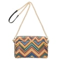 thumbnail image 2 of FORMRS Women Crossbody Purse with Chain Strap Vegan Leather Shoulder Handbag, Orange Geometric, 2 of 7