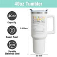 thumbnail image 4 of Physical Therapist Gifts: 40oz Stainless Steel Tumbler with Handle - Perfect PT Appreciation Gift for Therapists (Men & Women), 4 of 6