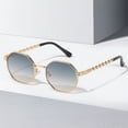 thumbnail image 2 of Mens Sunglasses UV400 Protection Full Frame Metal Lens, 2 of 4