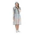thumbnail image 1 of Impermeable grueso, práctico, de EVA, impermeable, reutilizable, talla XL, color negro, 1 of 7