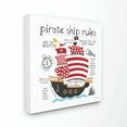 thumbnail image 5 of The Kids Room by Stupell Pirate Ship Rules Canvas Wall Art by Stephanie Workman Marrott, 5 of 5