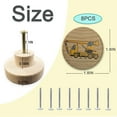 thumbnail image 2 of Jamjam Set of 8 Wooden Construction Vehicle Digger Vehicle Theme Boys Bedroom Furniture Cabinet Dresser Drawer Knobs and Pulls 1.8 X 1.8 Inches, 2 of 7
