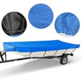 thumbnail image 3 of PET-U 600D 12FT-18FT Marine Grade Heavy Duty Trailerable Boat Cover Replacement for Jon Boat, 3 of 13