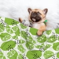 thumbnail image 3 of Pofeuu Green Various Lemons Print Puppy Blanket,Dog Blankets,Pet Blanket Cozy Cat Blankets for Indoor Cats, Fuzzy Pet Blanket for Kitten Doggy Dog Blankets-Medium, 3 of 8