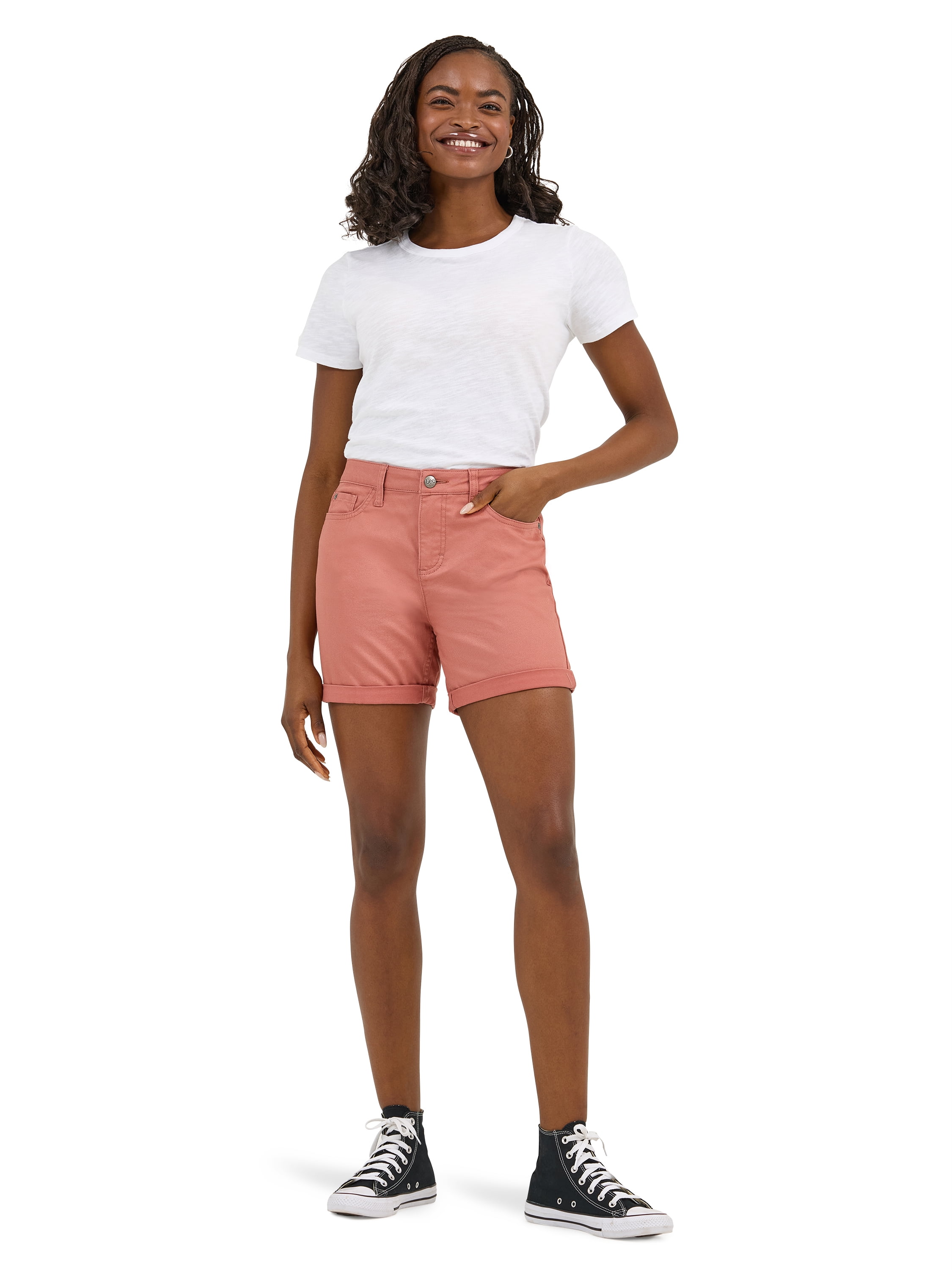 Lee® Women's Mid Rise 5" Cuffed Short, Sizes 4-20