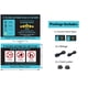 thumbnail image 2 of Paquete de 2 consejos Calificación de accesorios de viaje compartido apreciados Letrero para taxi en automóvil - Califíqueme Consejo No fumar para viajes de 5 estrellas para viajes compartidos, 2 of 5
