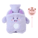 thumbnail image 1 of Cute Funda De Agua Caliente De Peluche Y Calentador De Manos Xtellar morado, 1 of 4