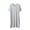 Silver, variant on APEXFWDT Men's Madal Nightshirt Short Sleeve Crew-Neck Sleep Shirt Sleep Shirt Comfy Nightwear,XXL,Silver