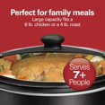 thumbnail image 3 of Portable Slow Cooker with Lid Lock, Dishwasher- Crock, 3 of 5