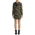 thumbnail image 3 of No Boundaries Juniors' Print Hoodie Dress, 3 of 6