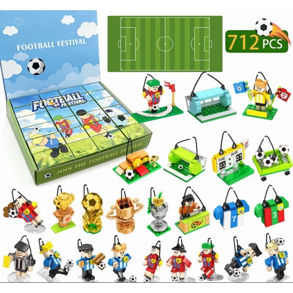 Creative World Cup Building Set  - Building Blocks for Kids, Boys and Girls, Ages 3  - Learning and Educational Toy for Preschool - Gift Idea for Birthdays  712PC