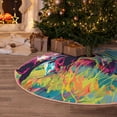 thumbnail image 5 of Lukts Pop Art Colorful Cows Print Color Life Christmas Tree Skirt, Winter Holiday Tree Mat Decoration ,Can be Used as A Shawl-36", 5 of 6