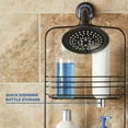 thumbnail image 5 of Mainstays Steel Over-the-Shower Caddy, 2 Shelves, Oil Rubbed Bronze, 5 of 8