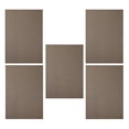 thumbnail image 1 of Furnish My Place Modern Indoor/Outdoor Commercial Solid Brown Rug, Modern Area Rug, Baby Nursery Mat, Pet-Friendly Carpet for Living Room, Playroom, Made in USA, 2' x 4' Rectangle - Set of 5, 1 of 6