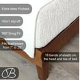 thumbnail image 3 of BedTite 300 Thread Count Cotton 4-Piece Queen Sheet Set - White, 3 of 7