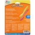 thumbnail image 3 of The First Years Take & Toss Dishwasher-Safe Infant Feeding Forks and Spoons, Rainbow Colors, 16 Pack, 3 of 4