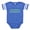 Royal Blue, variant on CafePress - Retro Triangle Pattern - Cute Infant Baby Football Bodysuit