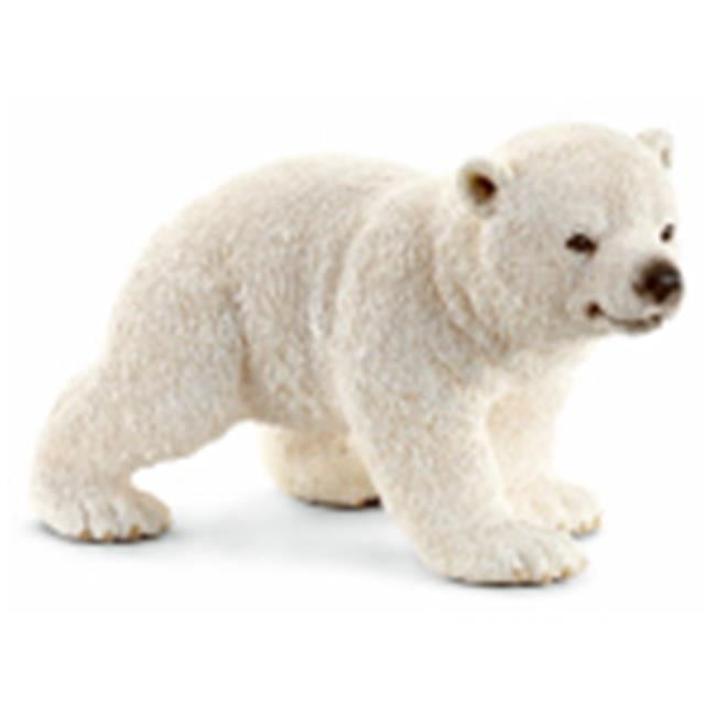 NEW Schleich Walking Baby Polar Bear Cub Toy Figure Alaska North Pole Animals 