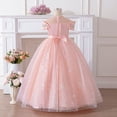 thumbnail image 6 of Wdgfv Elegant Off Shoulder Girls Dresses Tutu Skirt For Wedding Party Pageant Casual Wear Floral Appliques Gown, 6 of 9