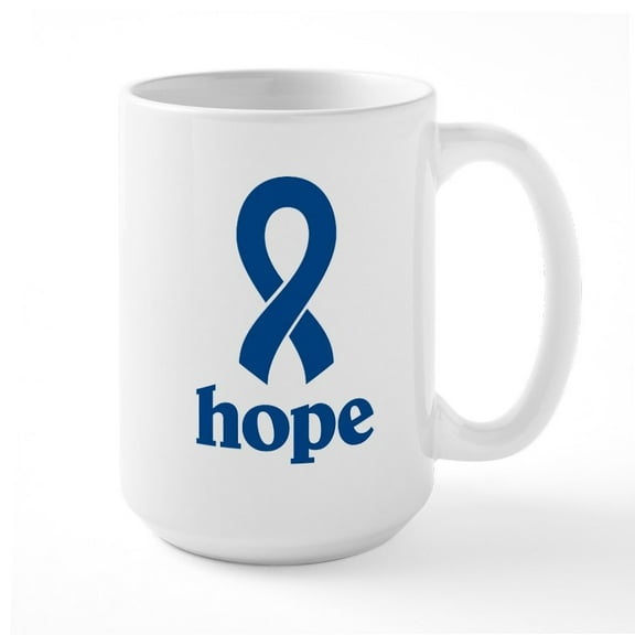 CafePress - Colon Cancer Awareness Mugs - 15 oz Ceramic Large White Novelty Mug