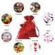 thumbnail image 4 of Bolsas de regalo Beileinice HK con cordón rojo satinado 13 x 18 cm, 30 unidades, 4 of 7