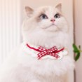 thumbnail image 4 of Serviette de Salive Tricotée à la Main Nœud Papillon Mignon Chaton Chat Chiot Collier Réglable Décoration pour Chien Accessoires pour Chien, 4 of 4