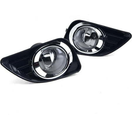 Fog Light For 10-11 Toyota Camry Clear Lens, Pair