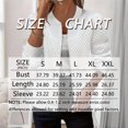thumbnail image 4 of Morttic Women's Elegant Cable Zipper Front Long Sleeve Stand Collar Solid Color Spring & Fall Jacket for Casual & Formal Outfits Navy Blue，L, 4 of 4