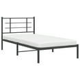 thumbnail image 6 of Pemberly Row Contemporary Powder-Coated Steel Twin Bed Frame in Black, 6 of 10