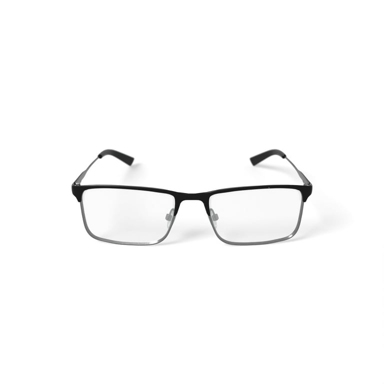 Nautica Men's N7295 Prescription Eyeglasses with Case, Matte Black