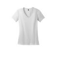 thumbnail image 5 of District Made Ladies Perfect Weight Neck Tee-3XL (Bright White), 5 of 6