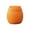 Orange, variant on Eqslft 180 Ml Ceramic Jar Embossed Cat Small Candy Dish Sugar Bowl Storage Jar Canister with Seal Lid, Protective And Airtight For Living Area