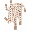 thumbnail image 2 of ATAIKU 3-24M Newborn Baby Zipper Footless Pajamas Bamboo Long Sleeve Footed Sleepers Sleep 'N Play for Infant Toddler Boys - Owl, 2 of 11