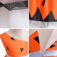 thumbnail image 4 of Disfraz de Halloween con sombrero de bruja para niños, disfraz de fiesta de disfraces, vestido con estampado de calavera y calabaza fantasma, 4 of 6