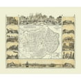 thumbnail image 3 of May 23x20 Black Modern Framed Museum Art Print Titled - Central America Havana Cuba - May 1853, 3 of 5