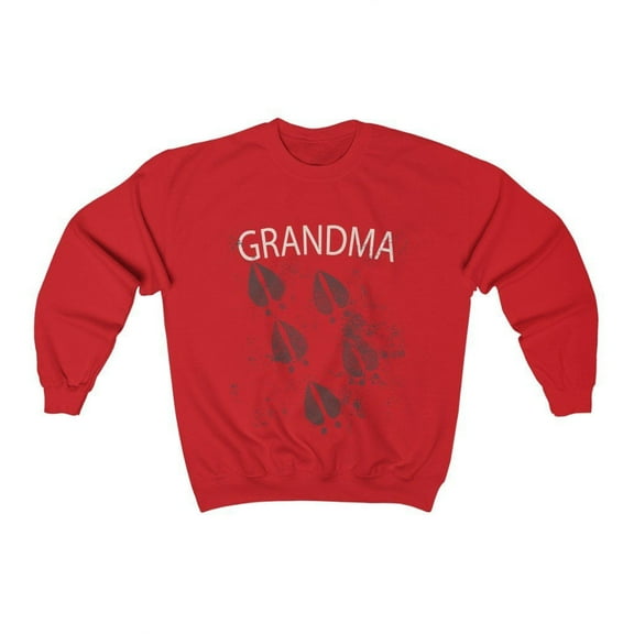Funny Christmas Grandma Run Over Reindeer Unisex Sweatshirt, Funny Christmas Sweatshirt