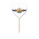 thumbnail image 1 of Emblema nacional del Reino Unido Unbranded Etiqueta del corazón de la bandera del palillo de dientes, 1 of 3