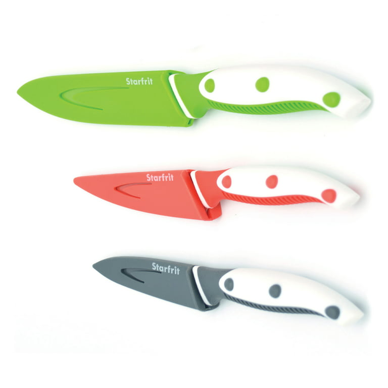 Starfrit Set Of 4 Paring Knives (080906-006-0000) (SRFT080906):  Home & Kitchen