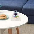 thumbnail image 4 of Vacemry Under $5 Crystal Energy Pyramid, Natural Stone Resin Ornament, Home Decoration Piece, Spiritual Healing Crystal, Meditation Desk Accessory, 4 of 6