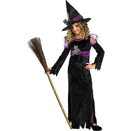 Feline Fancy Witch Child Halloween Costume