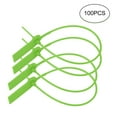 thumbnail image 3 of 100Pcs 28cm Plastic Disposable Zip Ties Self locking Tie Suitcase Shoes Bag Label Tag (Green), 3 of 7